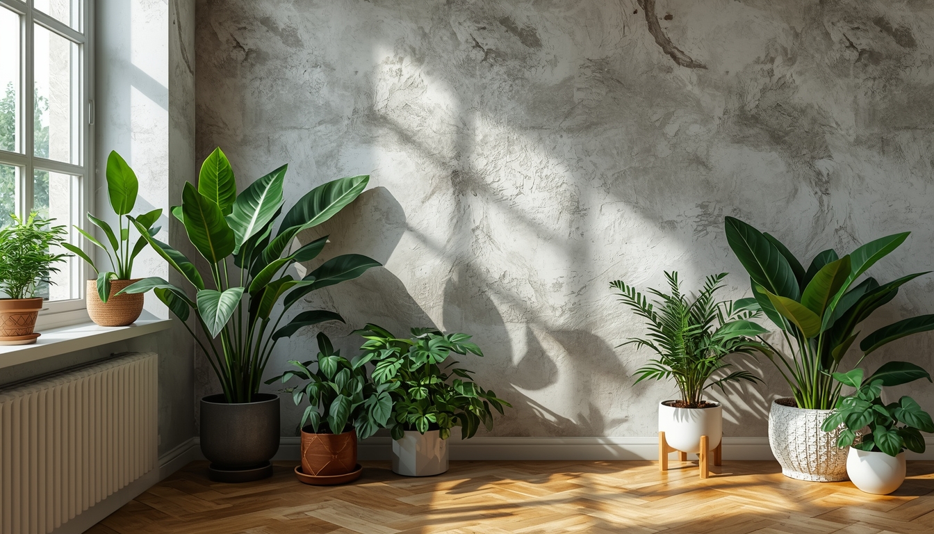 Mindful corner with plants supporting Steadira comfort habits