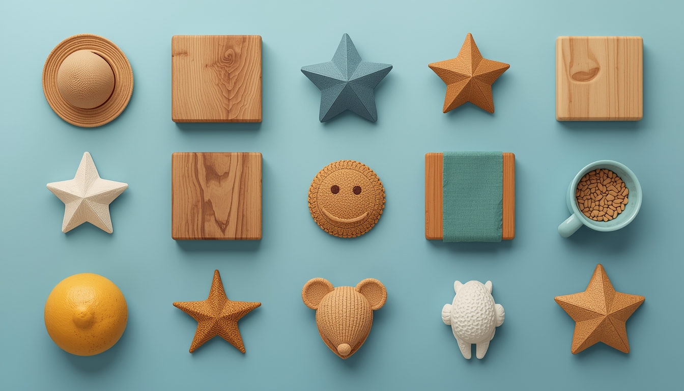 Gentle routine objects arranged for Steadira visitors in Australia