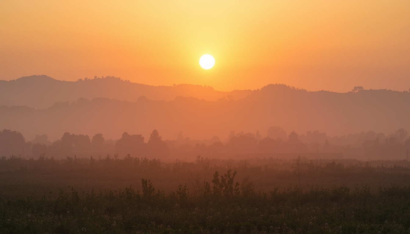 Morning calm scene echoing Steadira weekly rhythm board use